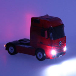 RC auto 1:26 Mercedes-Benz Actros, červený