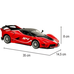 RC auto 1:14 Ferrari FXX, červené