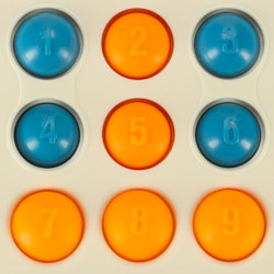 Montessori senzorická hračka pro děti telefon s tlačítky