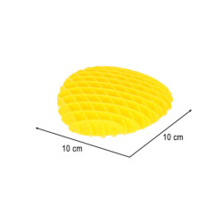 Smyslová antistresová natahovací hračka Fidge Worm, žlutá