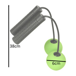 Bezdrátové tréninkové švihadlo, zeleno- černé