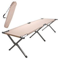 Skládací turistická polní postel canada- khaki