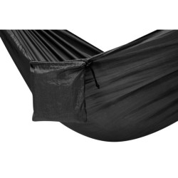 Kempingová houpací síť cestovní houpací síť 270cm černá