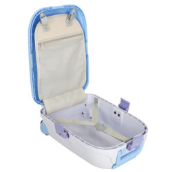 Dětský cestovní kufr na kolečkách, příruční zavazadlo, modrý