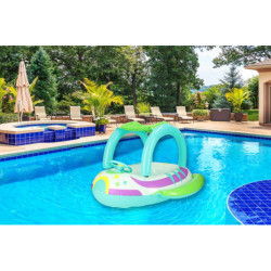 BESTWAY 34149 Nafukovací ponton s volantem do auta