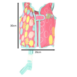 AQUASTAR Dětská plavecká vesta růžová