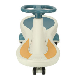 Gravitační horská dráha svítící LED kola s hrající hudbou 76cm modrá a bílá max. 120kg