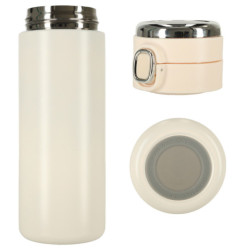 Termohrnek s náustkem LED termoska 420ml, béžový