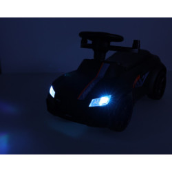 Kočárek se zvukem a světly, černý