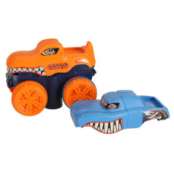 Závodní dráha s autem 102 prvků