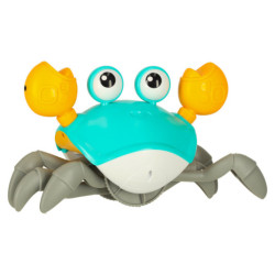 Interaktivní krab se zvukem zelený