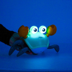 Interaktivní krab se zvukem zelený