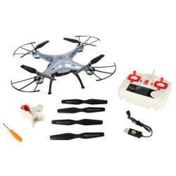 Syma X5HW 2,4GHz RC dron Wi-Fi kamera, modrá
