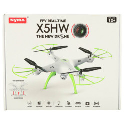 Syma X5HW 2,4GHz RC dron Wi-Fi kamera, bílá