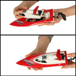 RC loď na dálkové ovládání FT008, červená