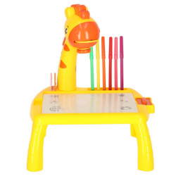 Projektor Kreslící stůl žirafa, žlutý