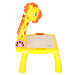 Projektor Kreslící stůl žirafa, žlutý