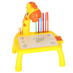 Projektor Kreslící stůl žirafa, žlutý