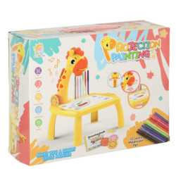 Projektor Kreslící stůl žirafa, žlutý