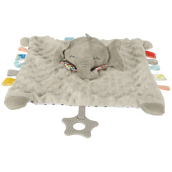 Senzorický maskot šustivý tag slona