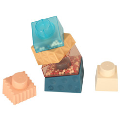 Montessori vzdělávací pyramidová senzorická věž s míčky