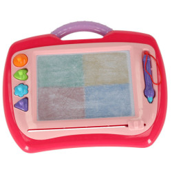 Magnetická tabule na kreslení plnicí pero razítka , růžová