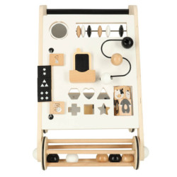 Vzdělávací dřevěný kočárek s třídičem