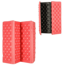 Skládací pěnová podložka pro turistické sezení červená