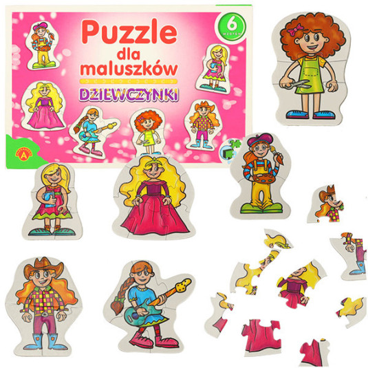 ALEXANDER Puzzle pro batolata - dívky