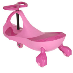 Gravitační horská dráha svítící LED kola, růžová