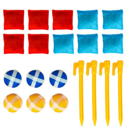 Hra na suchý zip s házením na terč oboustranné šipky sáčky 21el.