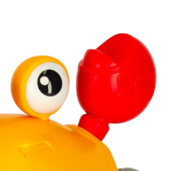 Interaktivní krab se žlutým zvukem