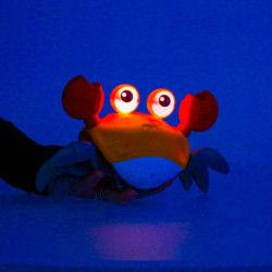 Interaktivní krab se žlutým zvukem