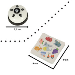 Karetní hra najdi dvojici 54 karet a zvonek