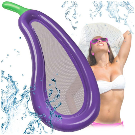 Nafukovací síťová matrace aubergine 240cm