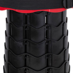 Skládací židle pro domácí zahradu kempování, červená