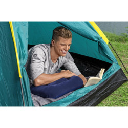 BESTWAY 67121 Cestovní nafukovací velurový polštář námořnická modř