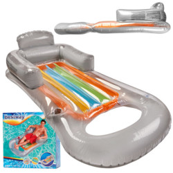 BESTWAY 43028 Nafukovací židle s matrací šedá