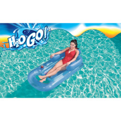 BESTWAY 43028 Nafukovací židle s matrací modrá