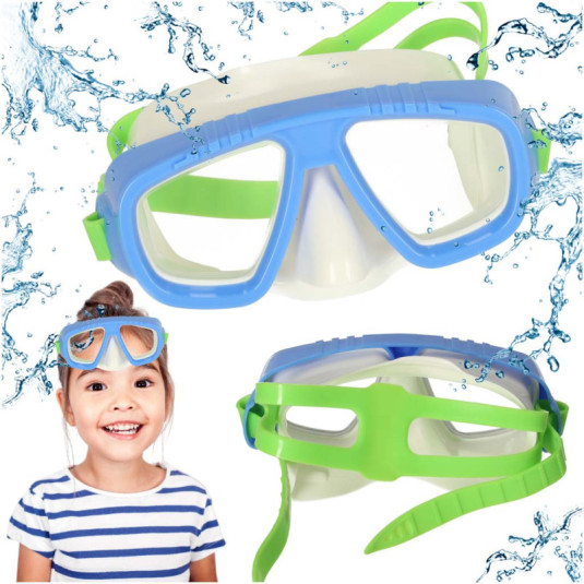 BESTWAY 22011 Modré potápěčské brýle s maskou