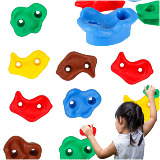 Držáky na lezecké kameny pro děti 10ks