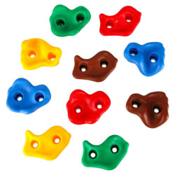 Držáky na lezecké kameny pro děti 10ks