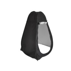 Stanová sprcha šatna přenosný wc černý