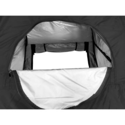 Stanová sprcha šatna přenosný wc černý