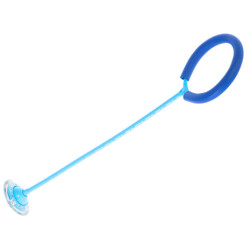 Hula hop noha skákací míč svítící LED, modrá