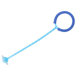 Hula hop noha skákací míč svítící LED, modrá