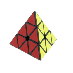 PYRAMINX puzzle hra s kostkami Black MoYu