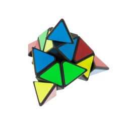 PYRAMINX puzzle hra s kostkami Black MoYu