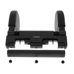 Nastavitelná opěrka hlavy a krku do auta černá