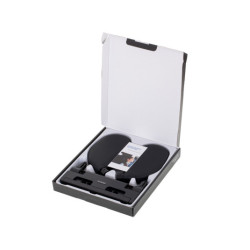 Nastavitelná opěrka hlavy a krku do auta černá